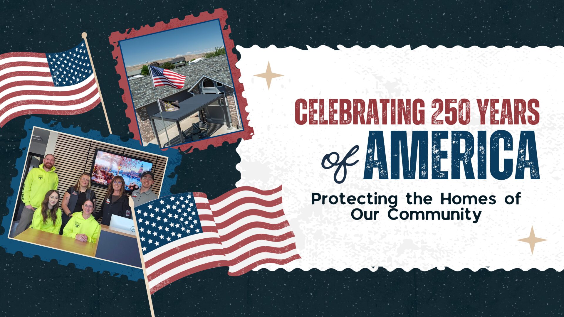 Celebrating 250 Years of America by Protecting the Homes of Our Community with Roof Replacement for Veterans