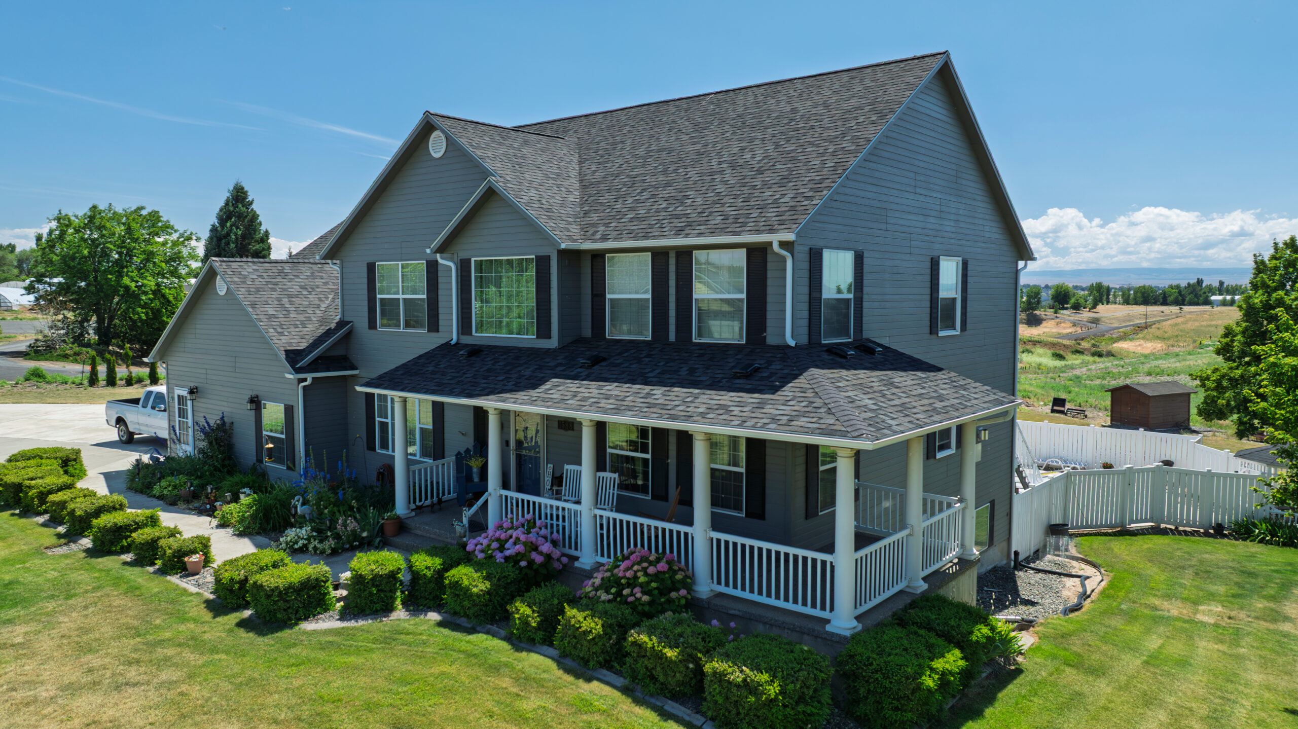 Completed Russell Quality Roofing project